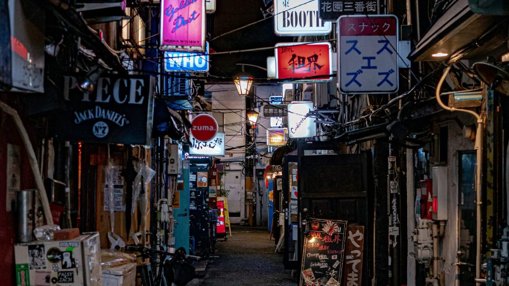 Steder at se i tokyo i golden gai