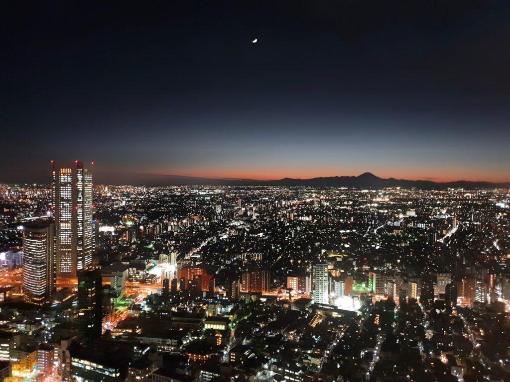 Tokyo metropolitan building - udsigt over tokyo