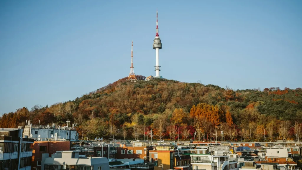Ting at se i Seoul - Namsan tower